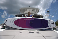 Planche à pagaie gonflable pour sports nautiques, planche de surf, surf sur les vagues, pêche, iBoard, ISUP, PVC/EVA, rose, bois, designs personnalisés