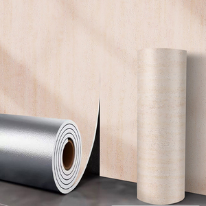 Adesivo Murale Flessibile Effetto <span class=keywords><strong>Pietra</strong></span> Travertino 3D, Carta da Parati in Porcellana Morbida, Decalcomania Murale Antiurto Rinforzata - Product Image 3