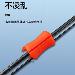 Paquete de cañas de pescar multifuncionales con correa de silicona para accesorios de pesca con señuelos - Product Image 4
