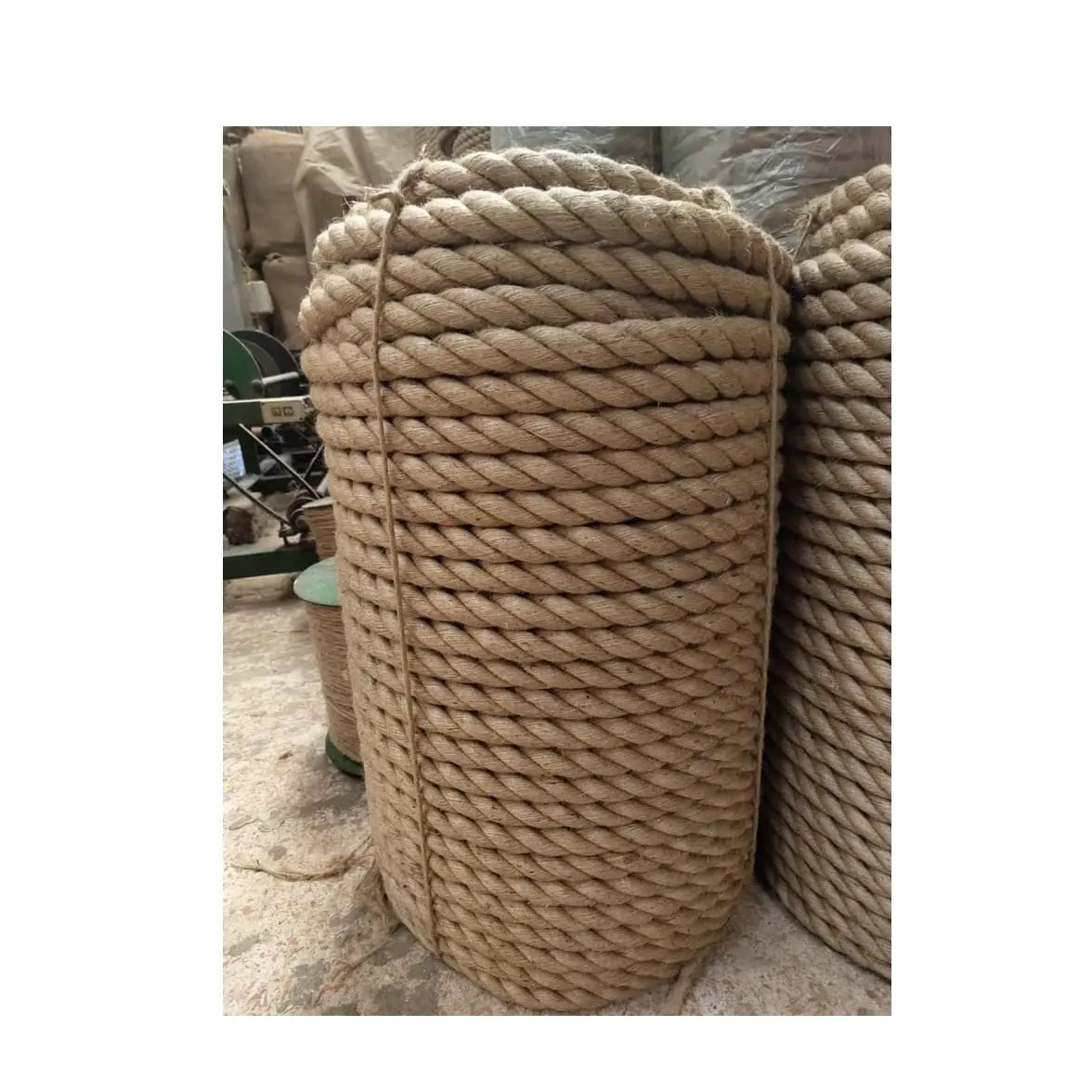 Atacado preço em massa 100% natural juta decoração diy cabo twine sisal manila reciclável embalagem corda de cânhamo de juta da bd