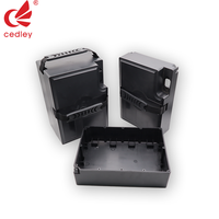 Boîte de stockage vide pour batteries lithium-ion Cedley EV E-Bike E-scooter, en plastique ABS V0, 48V 13S6P