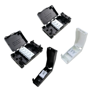 OP-012 kotak sambungan tahan debu hitam/putih tahan api standar Eropa <span class=keywords><strong>2</strong></span> in <span class=keywords><strong>2</strong></span> Out konektor Terminal tanpa sekrup - Product Image 4