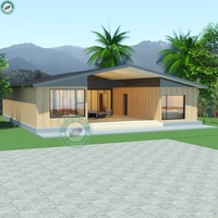 150qm 4-Zimmer Container-Villa mit Holzverkleidung und Satteldach als Wohnhaus für Familien in Kroatien