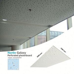 Pannelli in <span class=keywords><strong>Cartongesso</strong></span> Perforato con Fori Circolari Irregolari, Piastrelle per Soffitto Ignifughe e Fonoassorbenti, Decorazione in <span class=keywords><strong>Cartongesso</strong></span> - Product Image 2