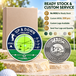 Custom Golf Tournament Gift Green Reader Bubble Level Metal Putting Tool OEM ODM Supplier for Clubs Factory Direct Bulk Supply - Product Image 6