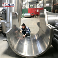 Boîtier de roulement à trunnion fendu sur mesure de grande taille pour broyeur à billes, coque de roulement principal en acier moulé, pièce de forage de puits en fonte
