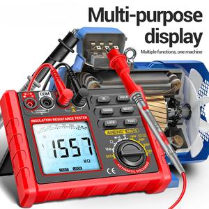 Mh15 Digitale Multifunctionele Meter Automatische Ontlading Isolatie Weerstand <span class=keywords><strong>Tester</strong></span> Voor Ac/Dc <span class=keywords><strong>Voltage</strong></span> <span class=keywords><strong>Abs</strong></span> Lcd Megohmmeter Tools - Product Image 2