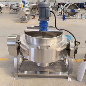 Máquina de fusión de azúcar, vapor de Gas, calefacción eléctrica de tomate, mezclador de hervidor de cocina con camisa - Product Image 3