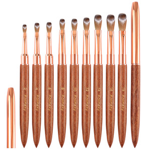 Pinceles de <span class=keywords><strong>Uñas</strong></span> Kolinsky 100% Reales de Alta Calidad <span class=keywords><strong>para</strong></span> Aplicación de Acrílico y Polvo Acrílico, Venta al Por Mayor con Marca Privada - Product Image 1