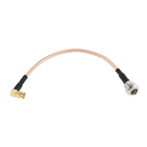 200mm antenna RG142 SMA Male Right Angle Crimp Connector N Female Crimp Connector rf coaxial jumper Assembly Cable