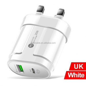 Cargador PD+USB Multicolor 2.4A Nuevo de Fábrica, Cargador de Teléfono PD 20W, Adaptador Tipo-C para Apple 15Pro, Cabezal de Carga para Laptop con Enchufe EU, US, UK - Product Image 5