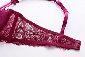 Multifuncional flor chica sujetador media taza sujetador y Panty conjunto de las mujeres Sexy Bra - Product Image 2