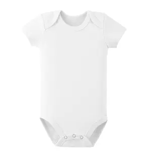 Ananbaby yüksek kalite 100% organik pamuk yenidoğan bebek tulum giyim toptan yaz tırmanma takım bebek tulum 0-3 ay