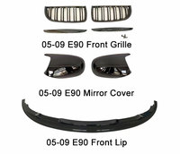 Body Kit E90 Bumper Depan Splitter Depan Lip Depan Plastik ABS Hitam untuk BMW E90 Belanja Online Aliexpress Lip Bumper BMW E90 M