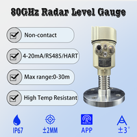Transmisor de Nivel por Radar de Alta Precisión, Medidor de Nivel por Radar Industrial, Dispositivo de Medición de Nivel de Materiales