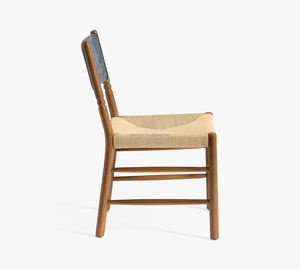 Sedia da Pranzo Classica Europea Contemporanea in Legno e Corda Intrecciata per Casa e <span class=keywords><strong>Cucina</strong></span> - Product Image 3