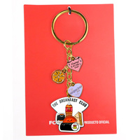 Porte-clés Métalliques Personnalisés sur Mesure Créez le Logo de Votre Entreprise en Métal Moulé Sous Pression Fabricant de Porte-clés