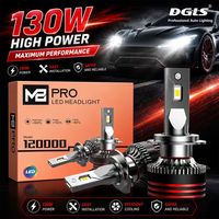 DGLS - Faro Delantero LED M8 PRO en Oferta, Súper Brillante, 15000 Lúmenes, 150 W, Focos LED para Automóvil, Bombilla LED para Coche, H4 H7 H11 HB3, Luces LED
