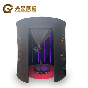 10 * 10ft Selfie Top Spinner Bầu Trời <span class=keywords><strong>360</strong></span> gian hàng ảnh bao vây cho thuê thương mại cong trên không <span class=keywords><strong>360</strong></span> gian hàng ảnh bao vây bối cảnh - Product Image 4