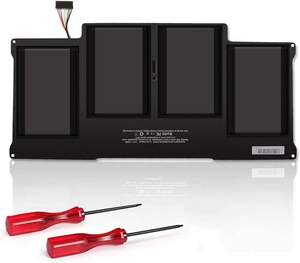 Batterie d'ordinateur portable pour <span class=keywords><strong>Apple</strong></span> <span class=keywords><strong>MacBook</strong></span> Air A1405 A1496 A1377 A1369 (<span class=keywords><strong>2010</strong></span> Mi-2011) A1466 (2012) A1496 (2013) MC503 MC504 (7.6V 50wh) - Product Image 1