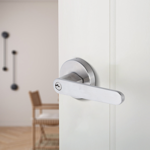 Poignée de porte avec serrure de style américain pour passage intime, en acier inoxydable, avec clé – Vente chaude usine - Product Image 2
