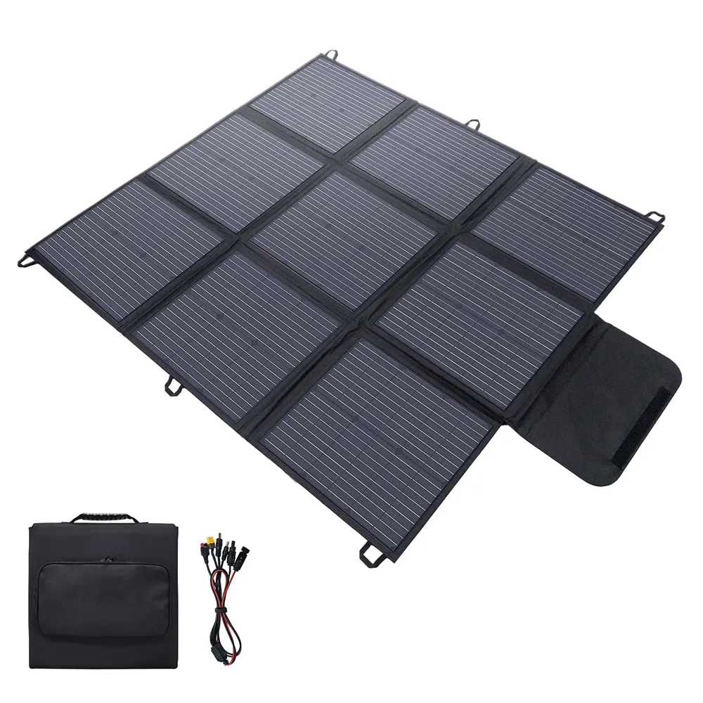 Panneaux de cellules monocristallines pliables portables à usage domestique bon prix devis panneau solaire photovoltaïque 200w