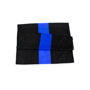Gahumi 3x5ft Polyester Country Flag Wholesale Hanging Thin Blue Line Black Flag - Product Image 2