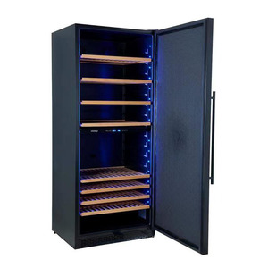 Enfriador de vino de puerta de cristal respetuoso con el medio ambiente compresor de 15 botellas personalizado enfriador de bodega tipo 'construido' - Product Image 3