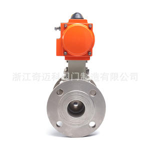 Válvula de Bola Neumática de Acero Inoxidable 304 de Alta Temperatura Q641F-16P/C, Válvula de Cierre de Acero Fundido con Brida para Agua y Gas - Product Image 2