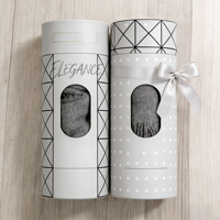 Boîte cylindrique carrée GOTOP, boîte d'emballage de luxe en carton rigide avec logo personnalisé pour cadeau, cosmétique, bougie, rangement, présentation