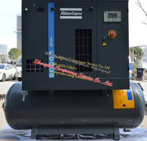 Compresseur d'air à vis lubrifié <span class=keywords><strong>Atlas</strong></span> Copco GA75VSD FF P, alimentation CA 380V, faible bruit, construction, pression 10 bar, moteur 7 bar - Product Image 3