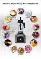 Mixeur professionnel, 1680W, smoothie, jus de céréales, OEM