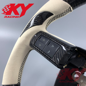 Volant de course en fibre de carbone de style sportif personnalisé pour Chrysler 300C 300 SRT SRT8 200 Dodge Charger Challenger Magnum - Product Image 2