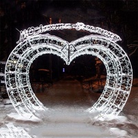 Lettres lumineuses LED usb pour la saint-valentin, éclairage de décoration, cœur, mariage