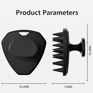 แปรงซิลิโคน 2 in 1 สำหรับผมและเครา พร้อมแปรงขัดทำความสะอาดล้ำลึก ขนแปรงสองชั้น นวดหนังศีรษะ - Product Image 3