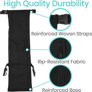 Free sample Stable Thick Shock Absorbing Injured Elderly and Rehabilitation Two Liters of Stainless Steel <b>Underarm</b> <b>Crutch</b> bag - Product Image 2