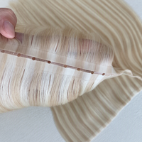 Ekstensi Rambut Seamless Invisible Tape Hair Skin Weft Dengan Lubang Kecil Double Drawn Butterfly Weft Grosir Pabrik