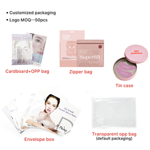 Tái sử dụng Silicone Mặt nạ mắt và các bản vá lỗi làm giảm quầng thâm và chống nhăn có thể giặt tấm trong Màu Đỏ - Product Image 5