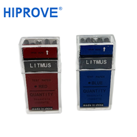 Bandelettes de test de pH jetables pour laboratoire, papier tournesol bleu et rouge
