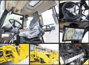 รถขุดตักดินขนาดเล็ก 2-in-1 4x4 แบบมินิ พร้อมล้อหน้าและหลัง สำหรับงานก่อสร้าง - Product Image 3