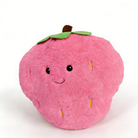 Groothandel Superzachte Aardbei Pluche Speelgoed Kinderen Gevulde Fruit Poppen met PP Katoen Vulling Cadeaus en Woonaccessoires
