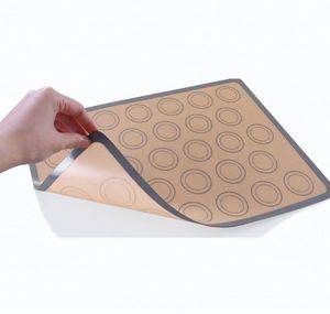 Tapis de cuisson en silicone de qualité alimentaire, en fibre de verre, antiadhésifs, pour macarons, 42 x 30 cm, vente en gros, personnalisables, pour four - Product Image 3