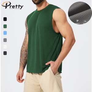 Débardeurs amples en maille respirante à séchage rapide pour hommes, idéaux pour la course en extérieur et l'entraînement – Hauts de sport décontractés pour hommes - Product Image 1