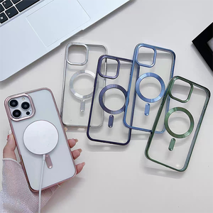 Chống sốc <span class=keywords><strong>Bumper</strong></span> điện thoại trường hợp Electroplate thời trang mịn cảm thấy điện thoại trường hợp đối với <span class=keywords><strong>iPhone</strong></span> 15 14 13 12 11x8 <span class=keywords><strong>7</strong></span> Pro Max - Product Image 4