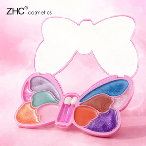 ZH3188 <span class=keywords><strong>ZHC</strong></span> Colourful Days Kit de Maquillaje Profesional para Niños, Orgánico, Vegano, Ecológico, Resistente al Agua, Set Facial Multicolor - Product Image 1