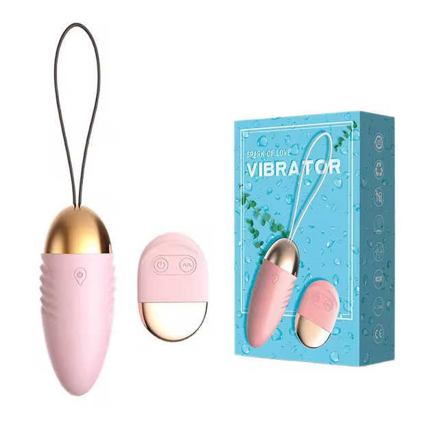 Wireless Remote Control Egg Vibrator for Female Masturbation with Vibrating and Frequency Conversion Features