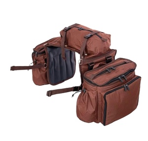 Sacoche western en cuir repoussé : rangement pour moto de cheval sculpté à la main - Canada