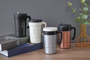 580Ml Double Wall Vacuum Travel <b>Mug</b> Tumbler Cups Stainless Steel <b>Insulated</b> Coffee <b>Mug</b> Coffee <b>Mug</b> With Handle Tubler Cups - Product Image 4