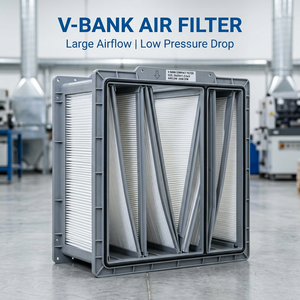 Filtre HEPA industriel H14 mini-plissé en fibre <span class=keywords><strong>de</strong></span> verre pour système <span class=keywords><strong>de</strong></span> <span class=keywords><strong>ventilation</strong></span> <span class=keywords><strong>de</strong></span> salle blanche – Filtration d'air haute efficacité - Product Image 3