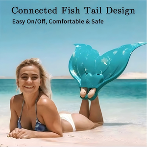 ホットセール！新登場！プロ仕様の丈夫なシリコン製マーメイドモノフィン、子供と大人のためのトレーニングダイビングフィン、在庫あり - Product Image 2
